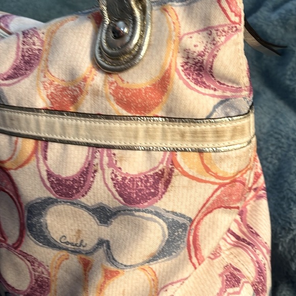 Coach Signature Dream Scribble C Glam Tote - Picture 4 of 11